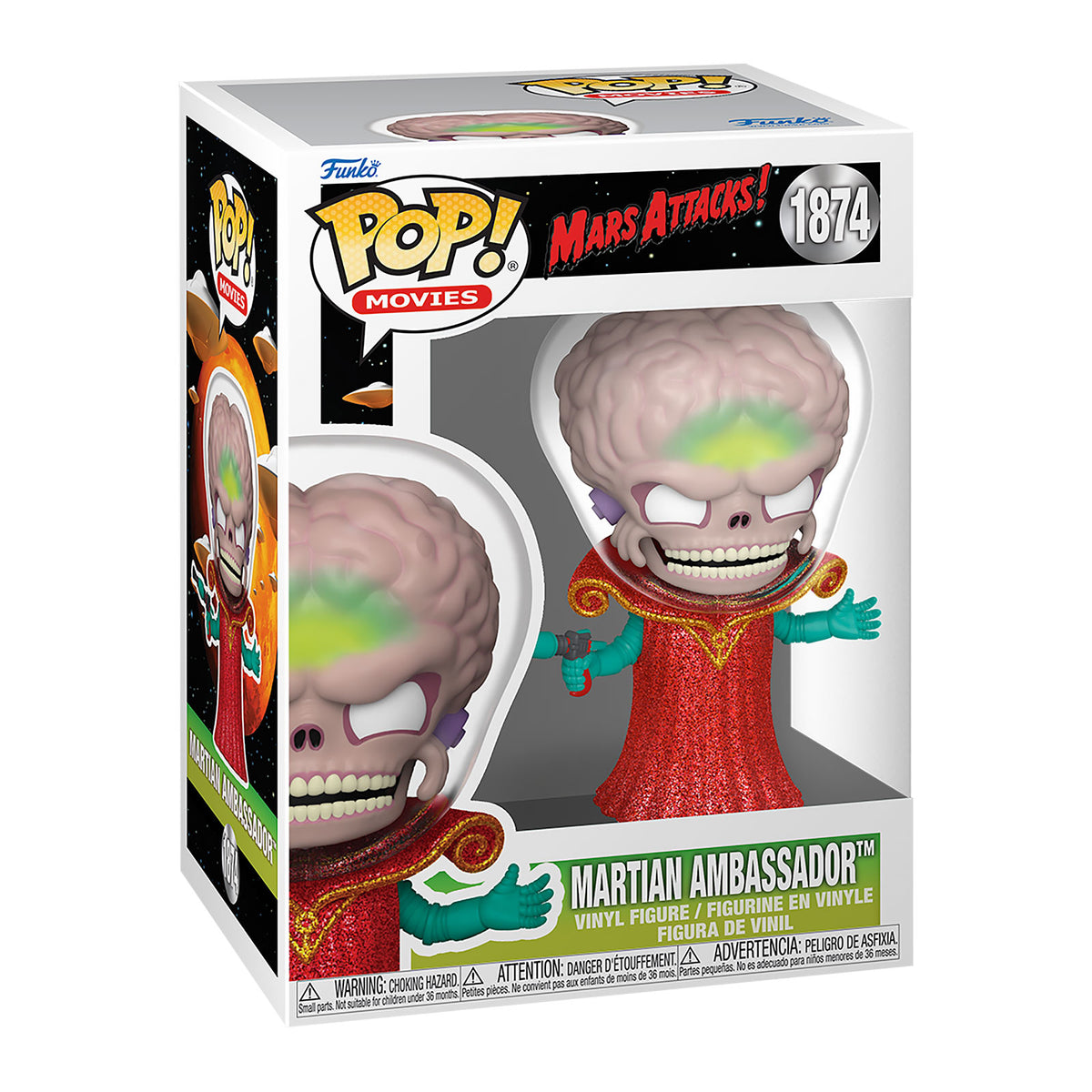 Image produit Mars Attacks - Figurine Funko Pop Martian Ambassador