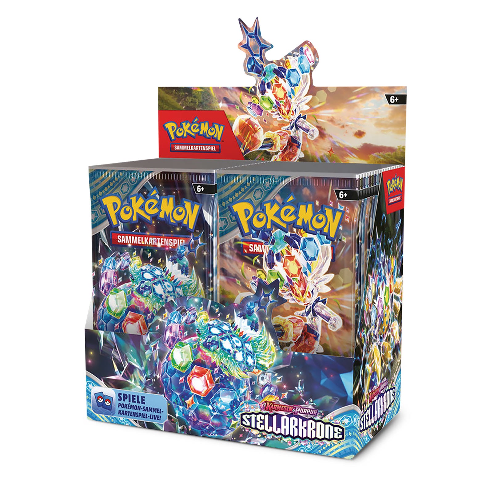 Immagine del prodotto Pokemon - Cremisi & Viola KAPU07 Corona Stellare Carte da Collezione Booster 36er Display