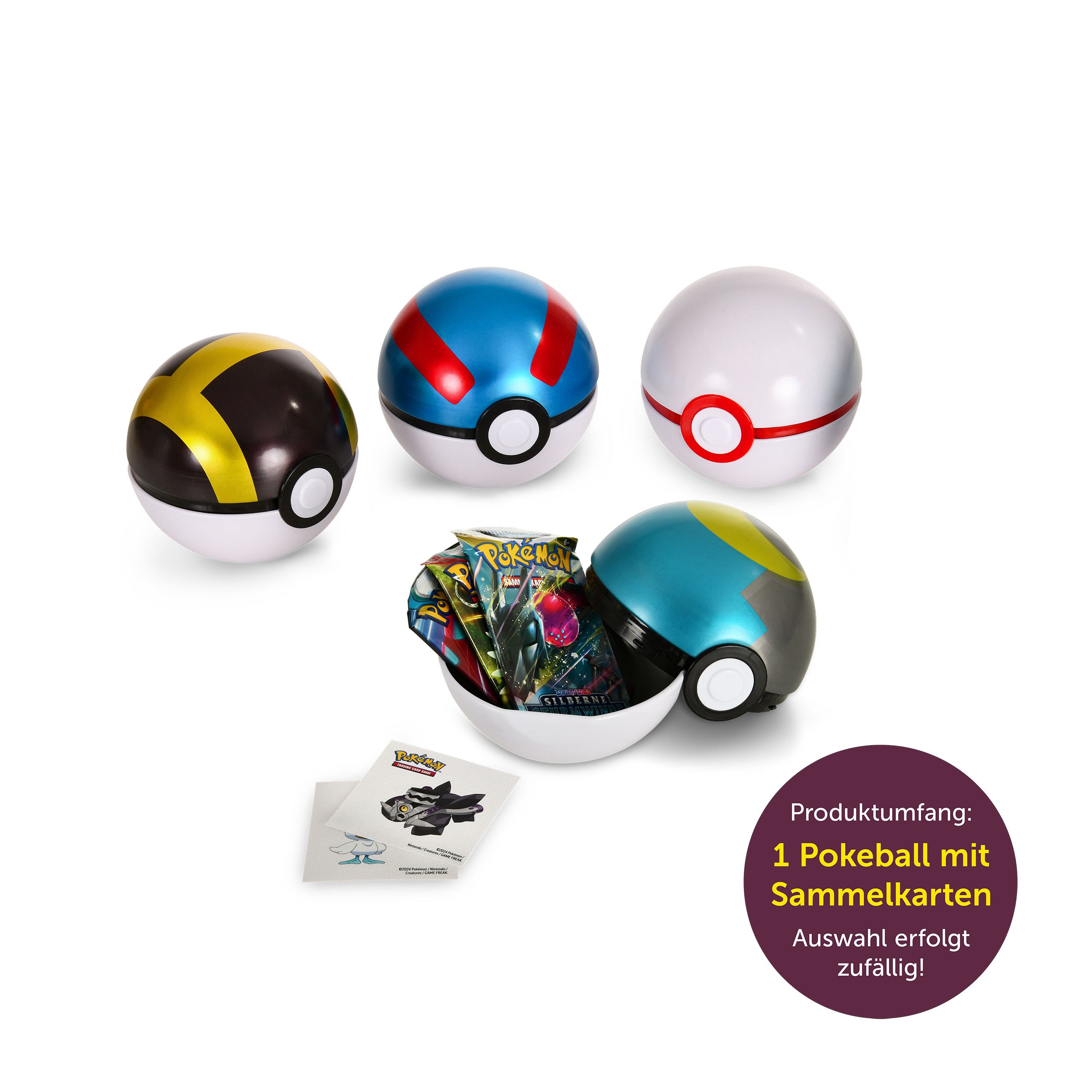 Immagine del prodotto Pokemon - Mystery Pokeball Carte Scatola di Latta Autunno 2024