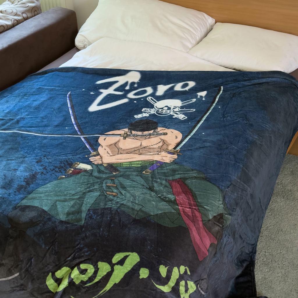 Produktbild One Piece - Roronoa Zoro Flauschdecke