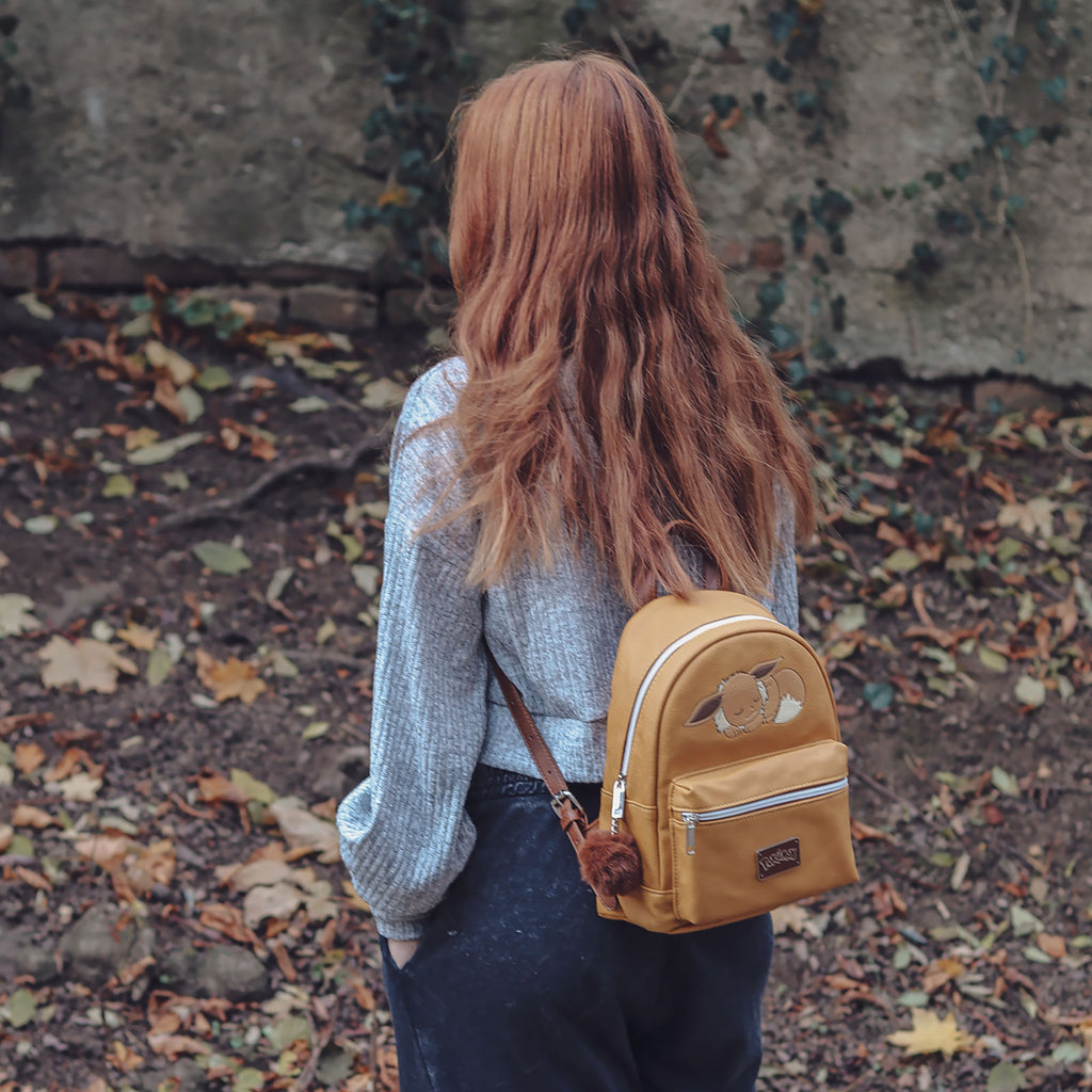 Image produit Pokemon - Sac à dos mini Évoli dormant brun