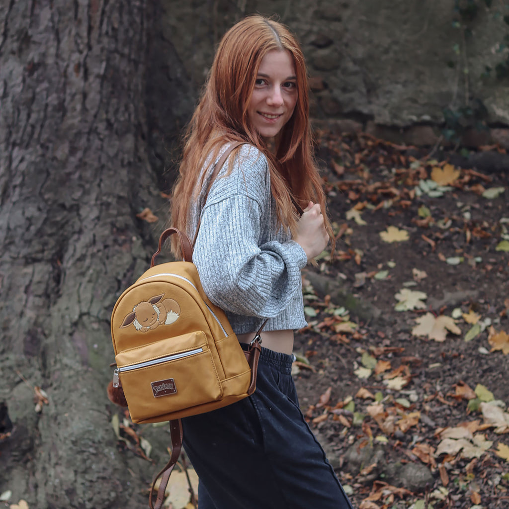 Image produit Pokemon - Sac à dos mini Évoli dormant brun