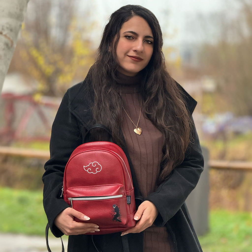 Image produit Naruto - Mini Sac à Dos Akatsuki Rouge