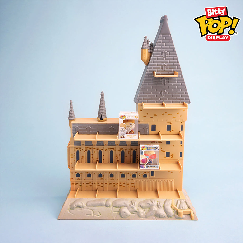 Produktbild Harry Potter - Hogwarts Schloss Funko Bitty Pop Display mit 2 Figuren