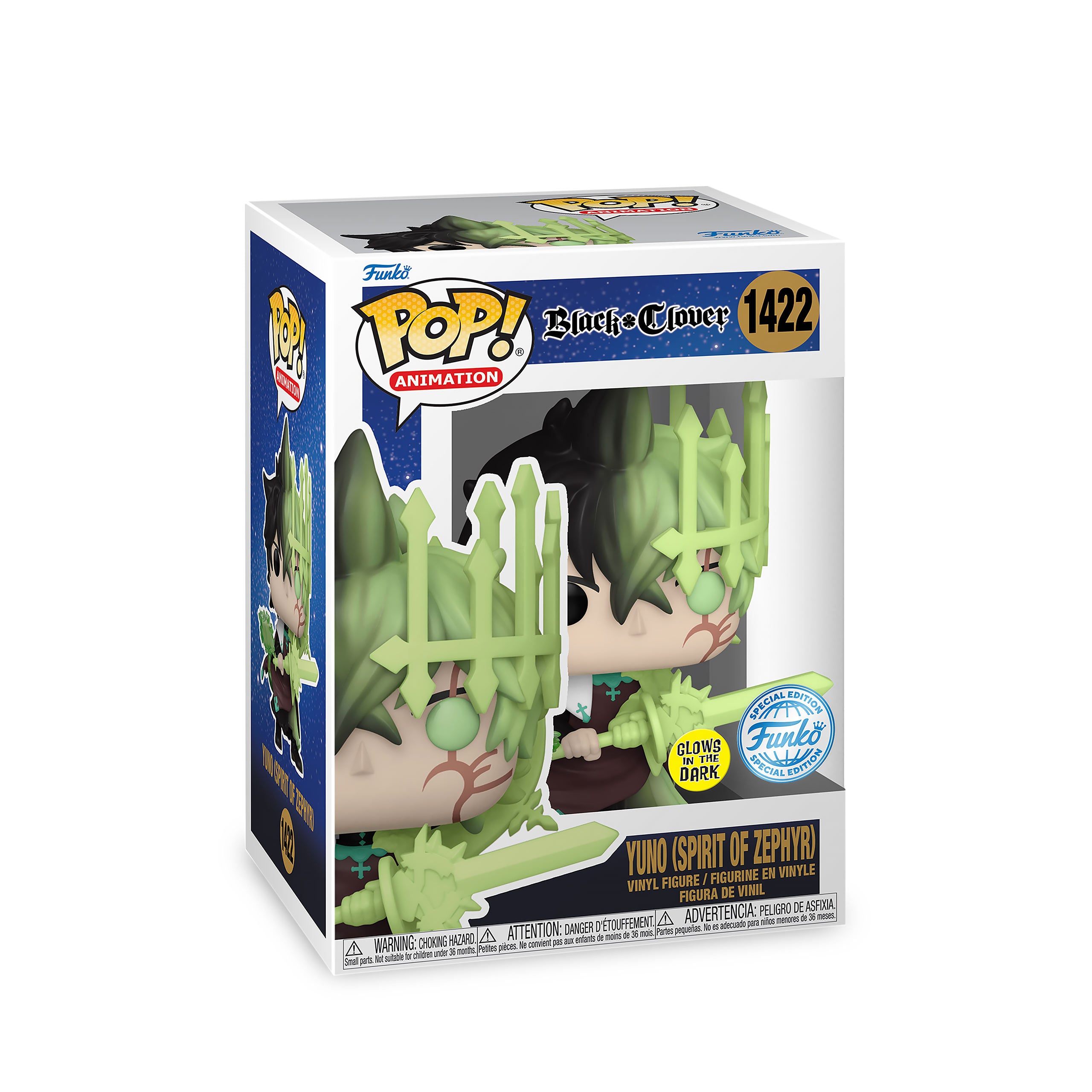 Image produit Black Clover - Yuno (Esprit de Zephyr) Figurine Funko Pop