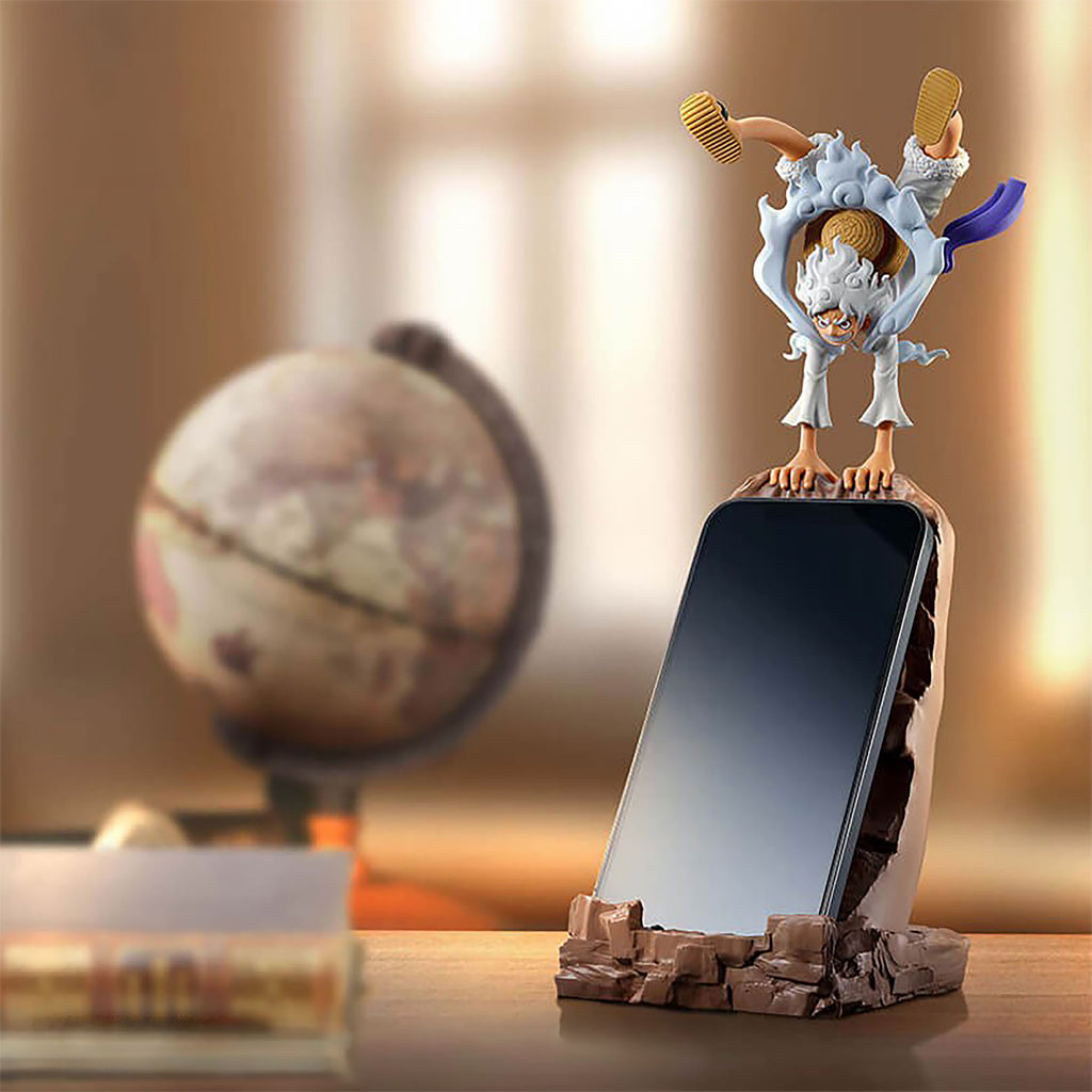 Image produit One Piece: Gear 5 - Support de téléphone figurine Monkey D. Luffy