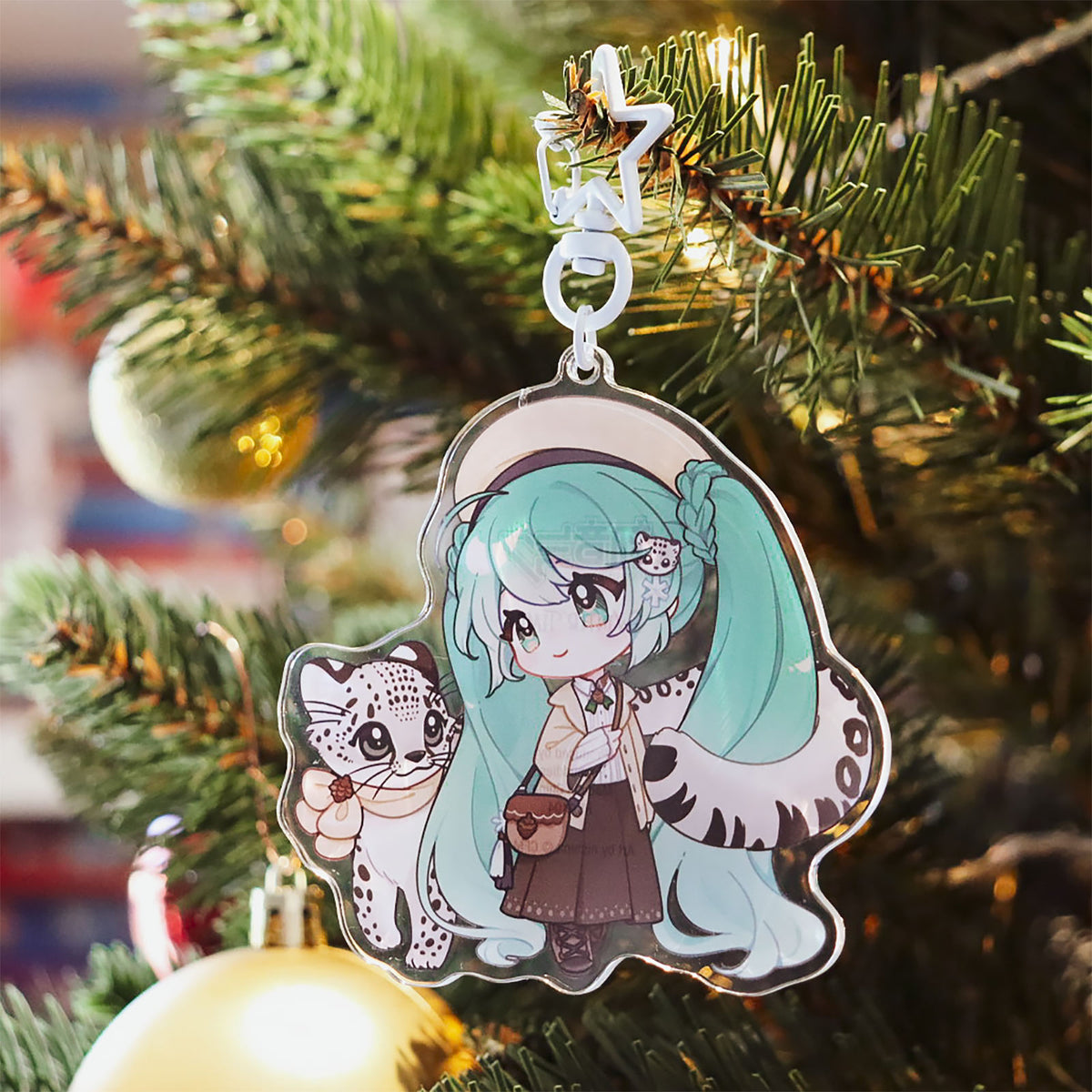Image produit Hatsune Miku - Porte-clés acrylique Kawaii Winter Time