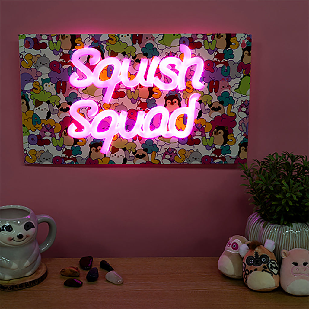 Image produit Squishmallows - Lampe murale néon Squish Squad