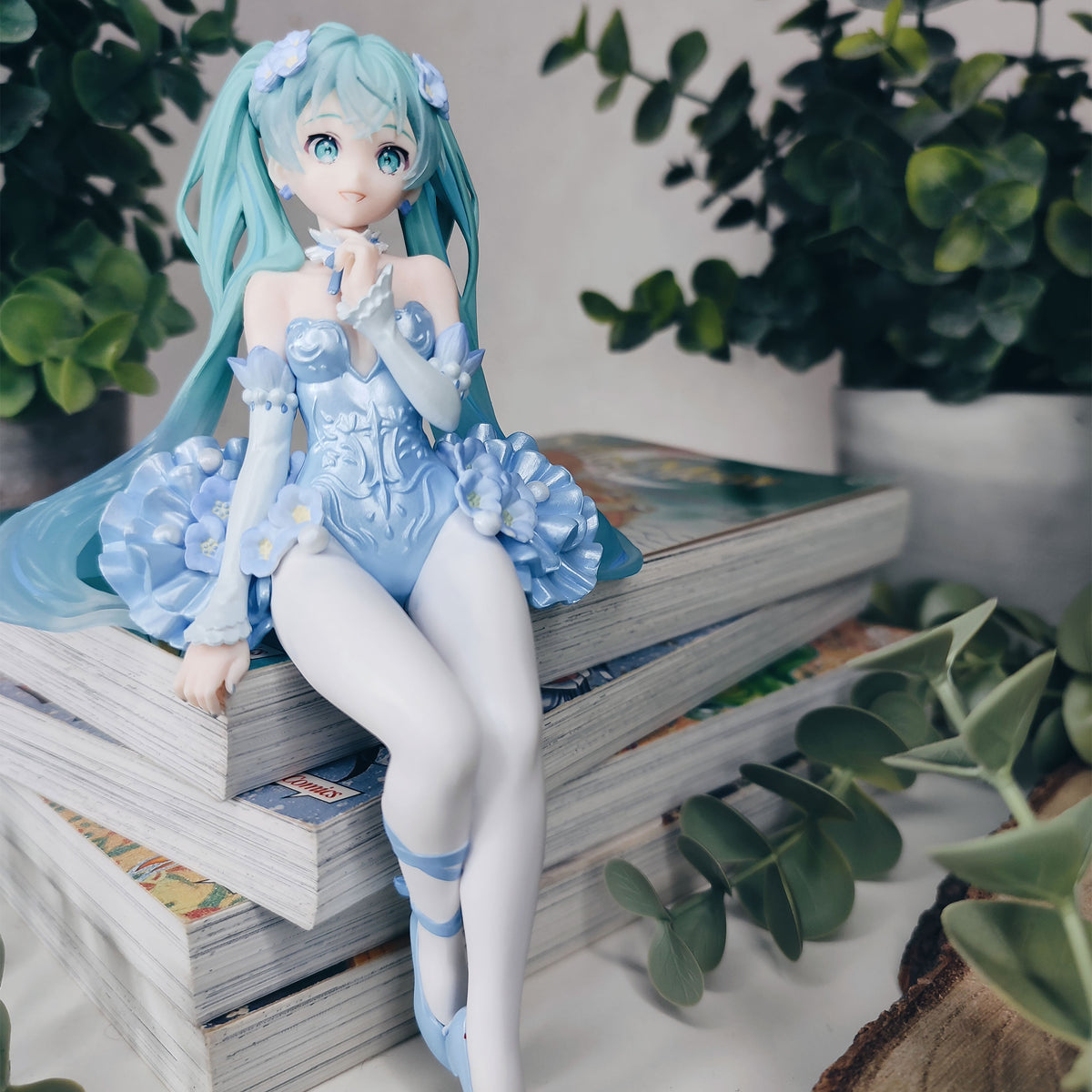 Image produit Hatsune Miku - Figurine Noodle Stopper Flower Fairy Nemophila Pail Blue Color Version