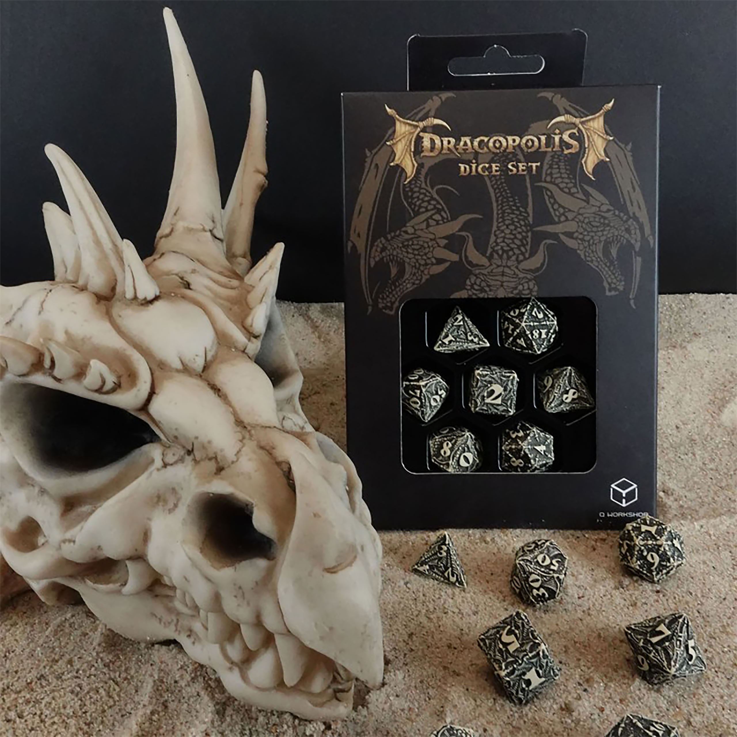 Product image Dracopolis - The Scandinavian Blackfang Dice Set 7pcs