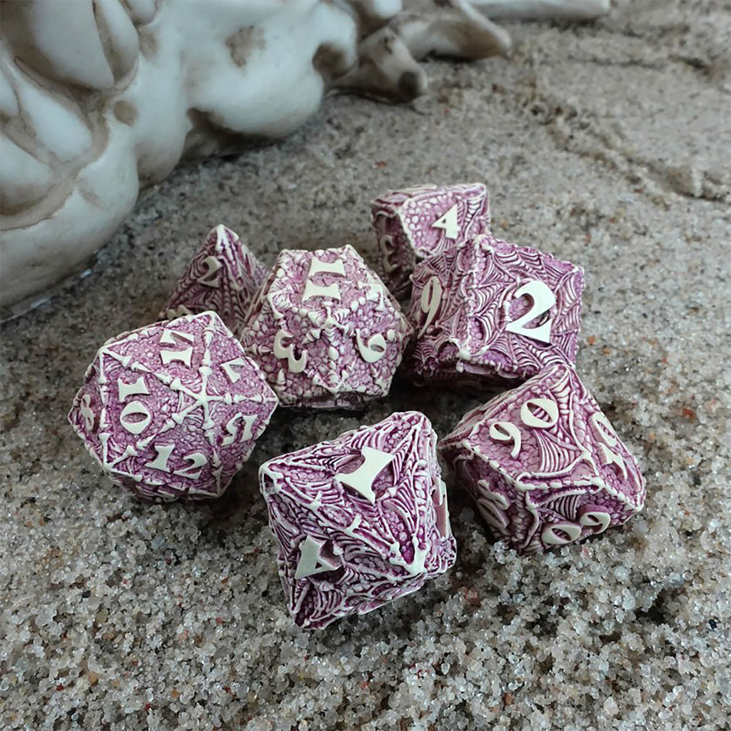 Produktbild Dracopolis - The Yucatan Featherwing Würfel Set 7tlg