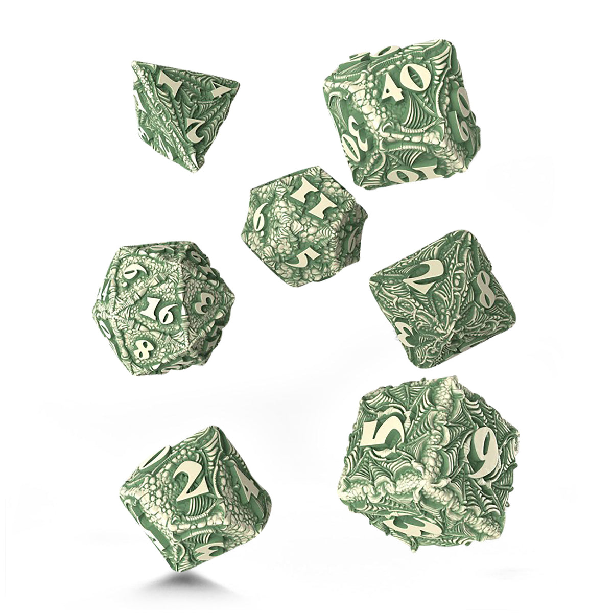 Produktbild Dracopolis - The Andean Longneck Würfel Set 7tlg