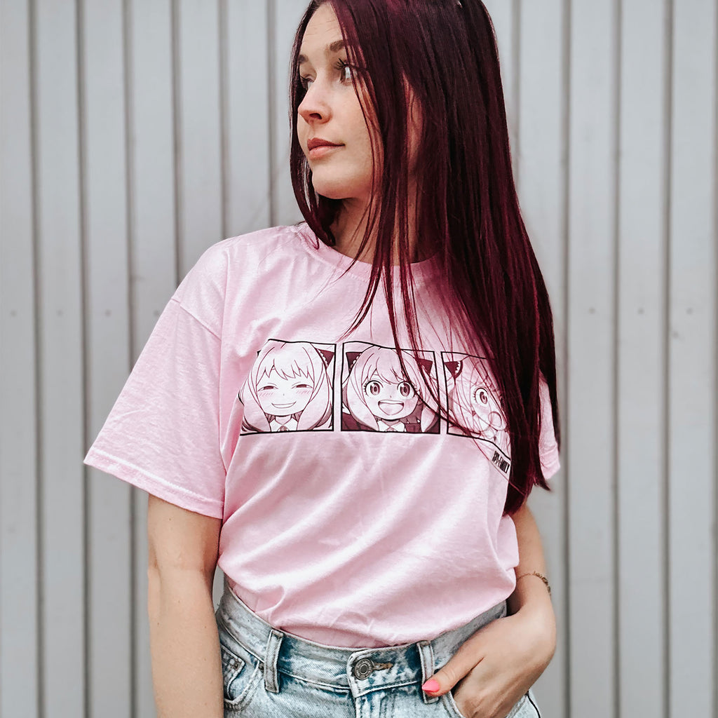 Image produit Spy x Family - T-Shirt Anya rose