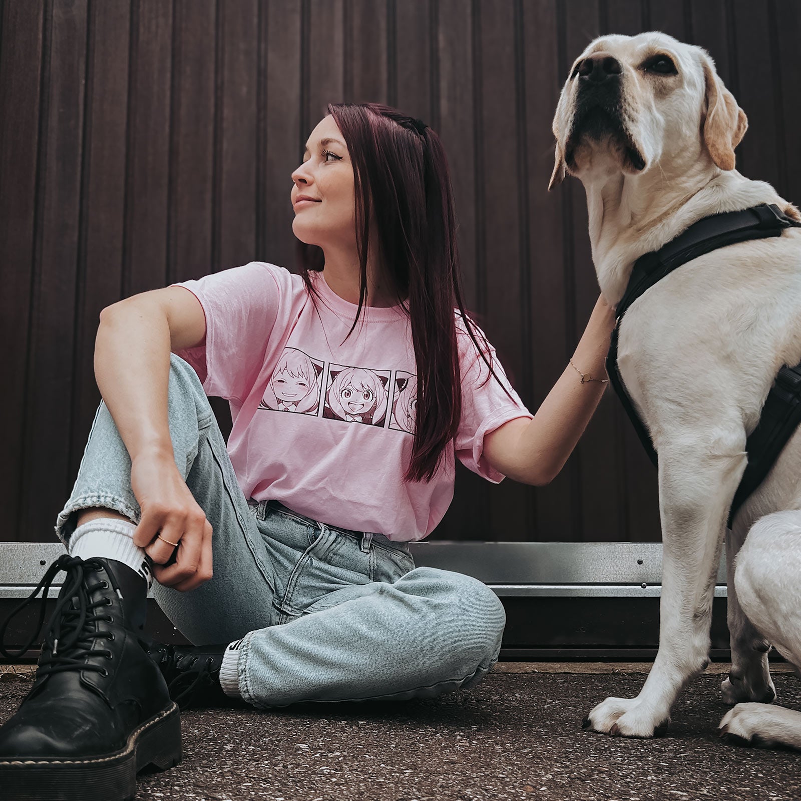Image produit Spy x Family - T-Shirt Anya rose