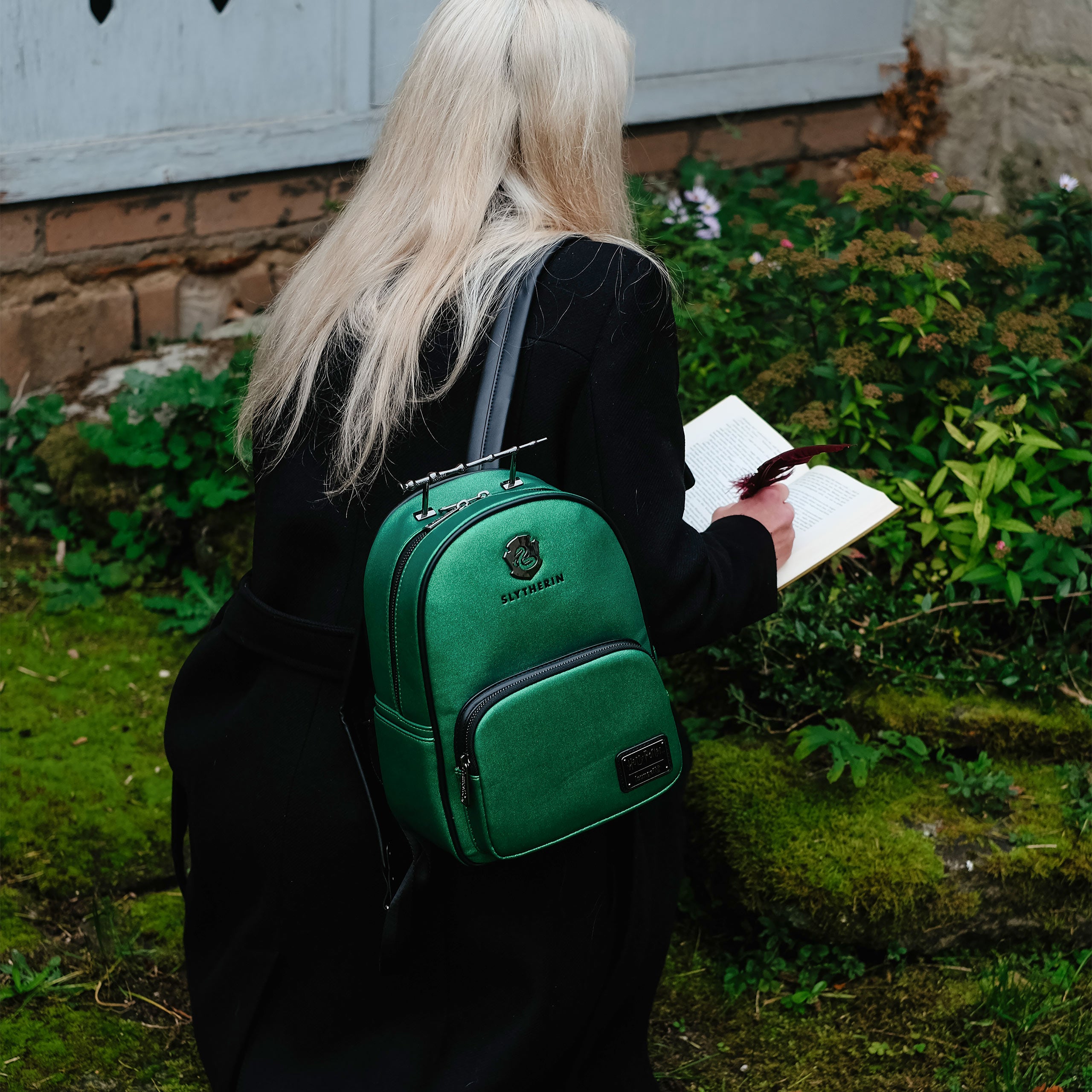 Produktbild Harry Potter - Slytherin Glitter Mini Rucksack