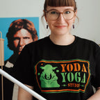 Produktbild Star Wars - Yoda Yoga Studio T-Shirt schwarz