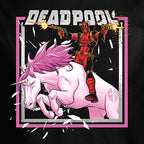 Image produit Deadpool - T-shirt Pink Unicorn Ride noir