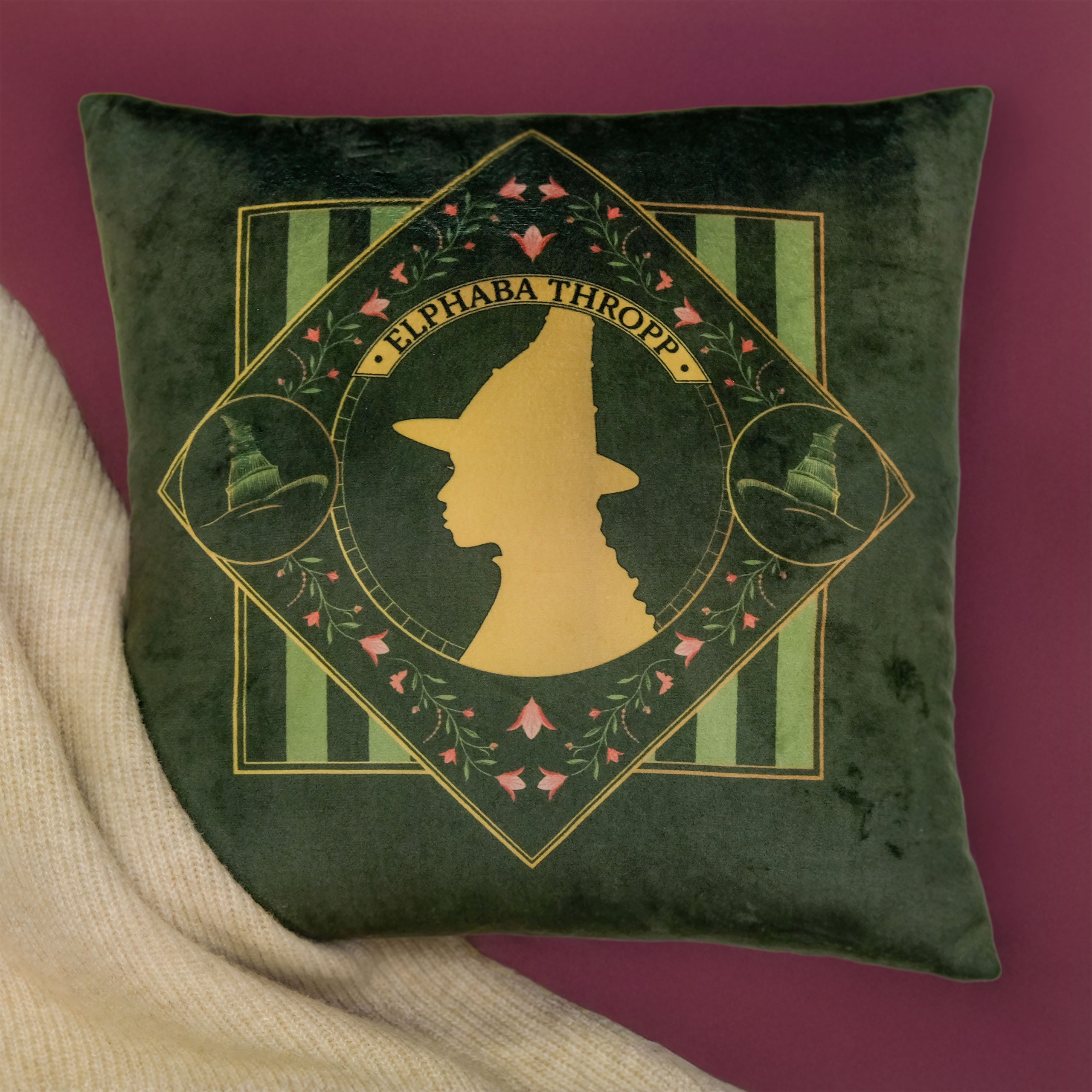 Product image Wicked - Elphaba and Glinda Reversible Pillow