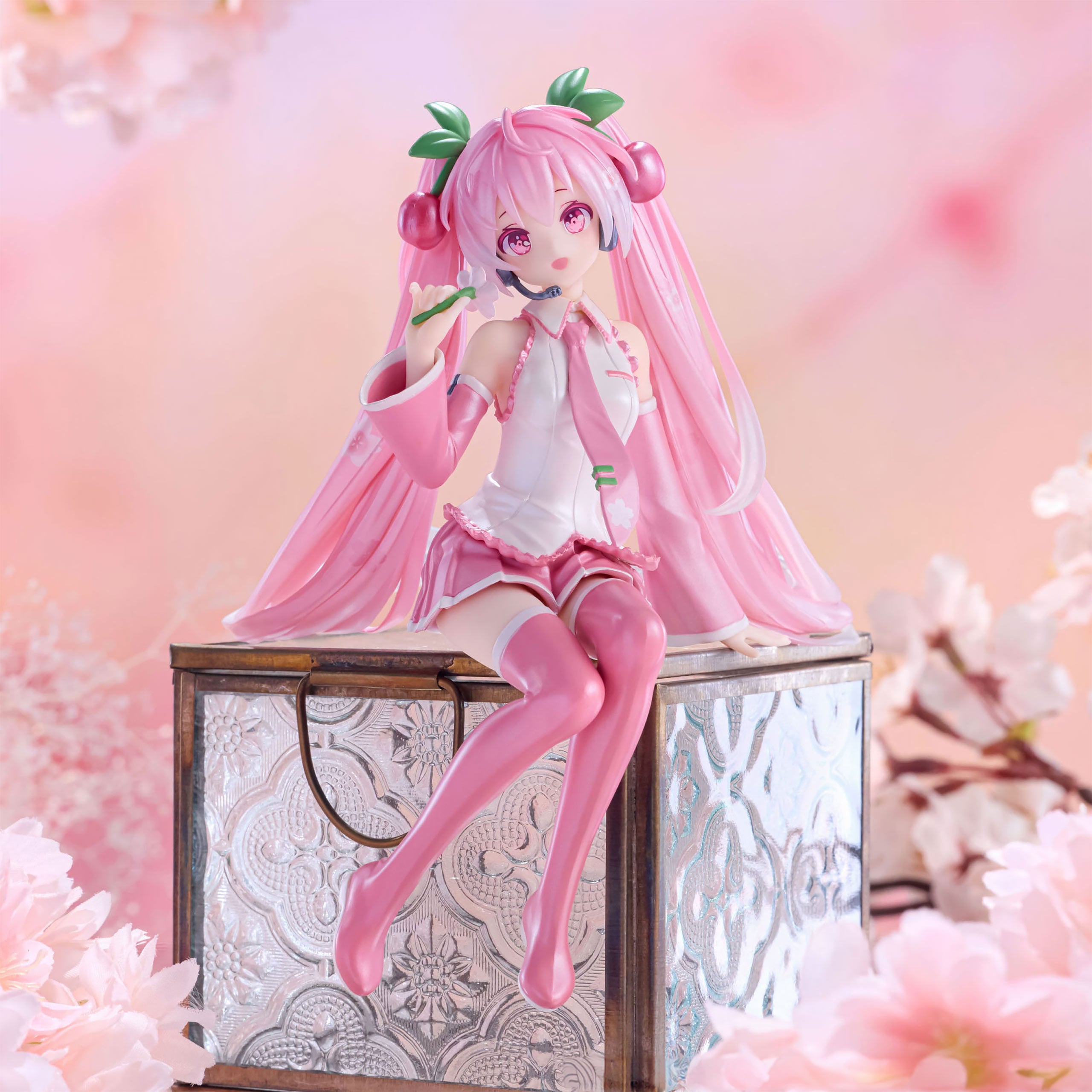 Produktbild Hatsune Miku - Sakura Miku Noodle Stopper Figur Pearl Color Version