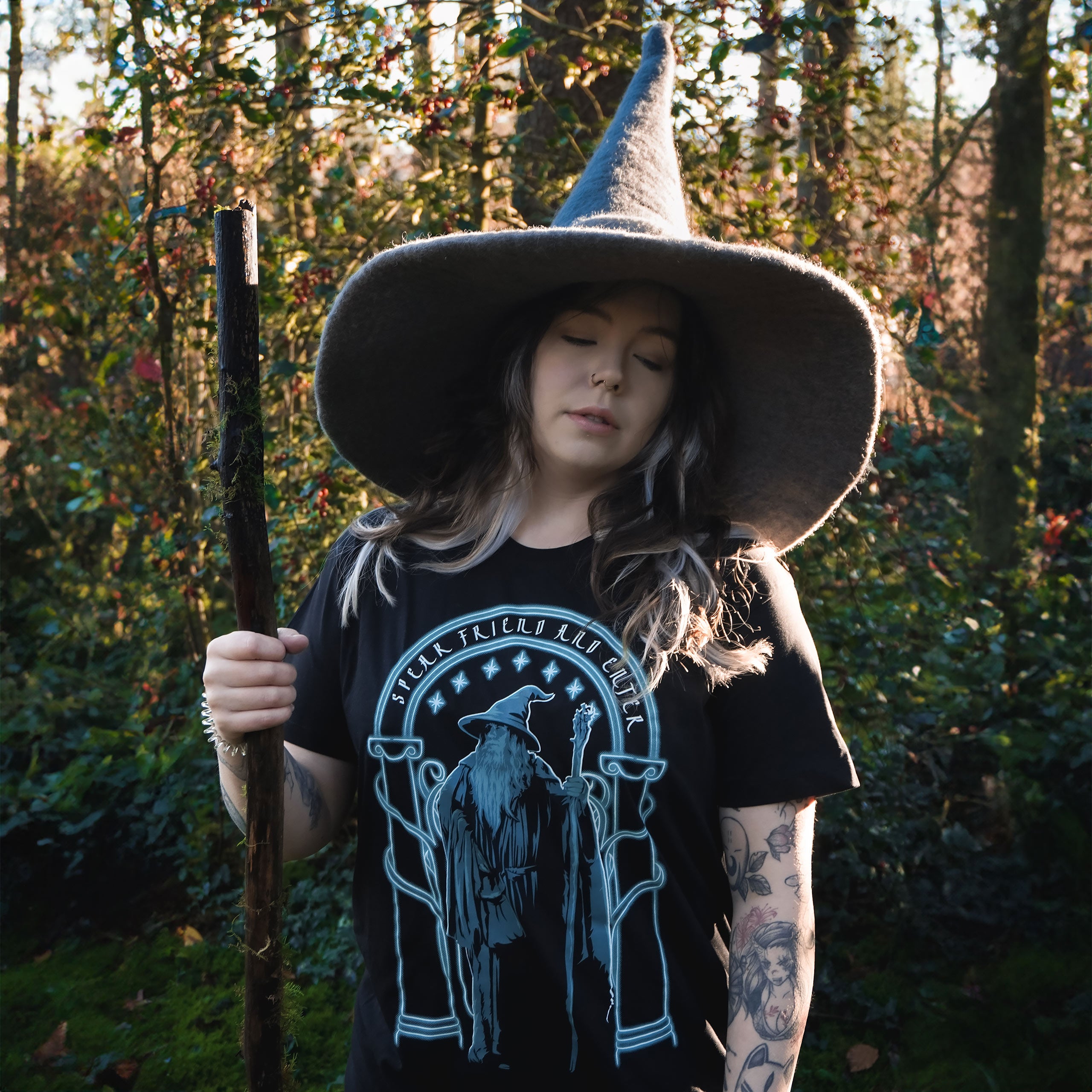 Image produit T-shirt Gandalf Portes de Durin - Seigneur des Anneaux