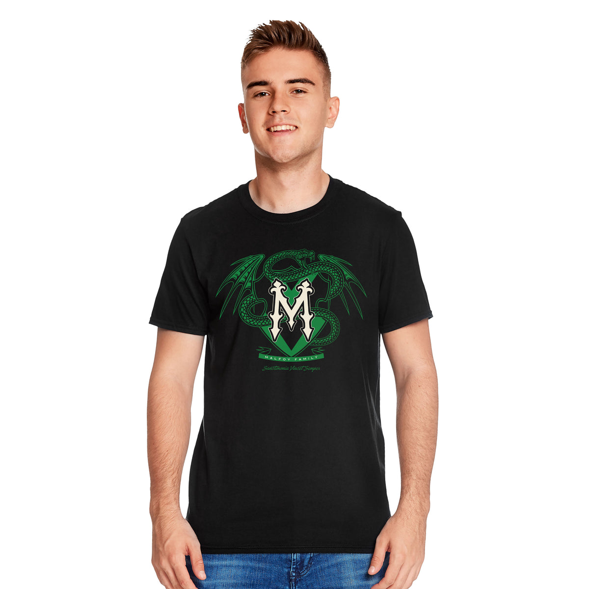 Image produit T-shirt noir de la famille Malefoy - Harry Potter