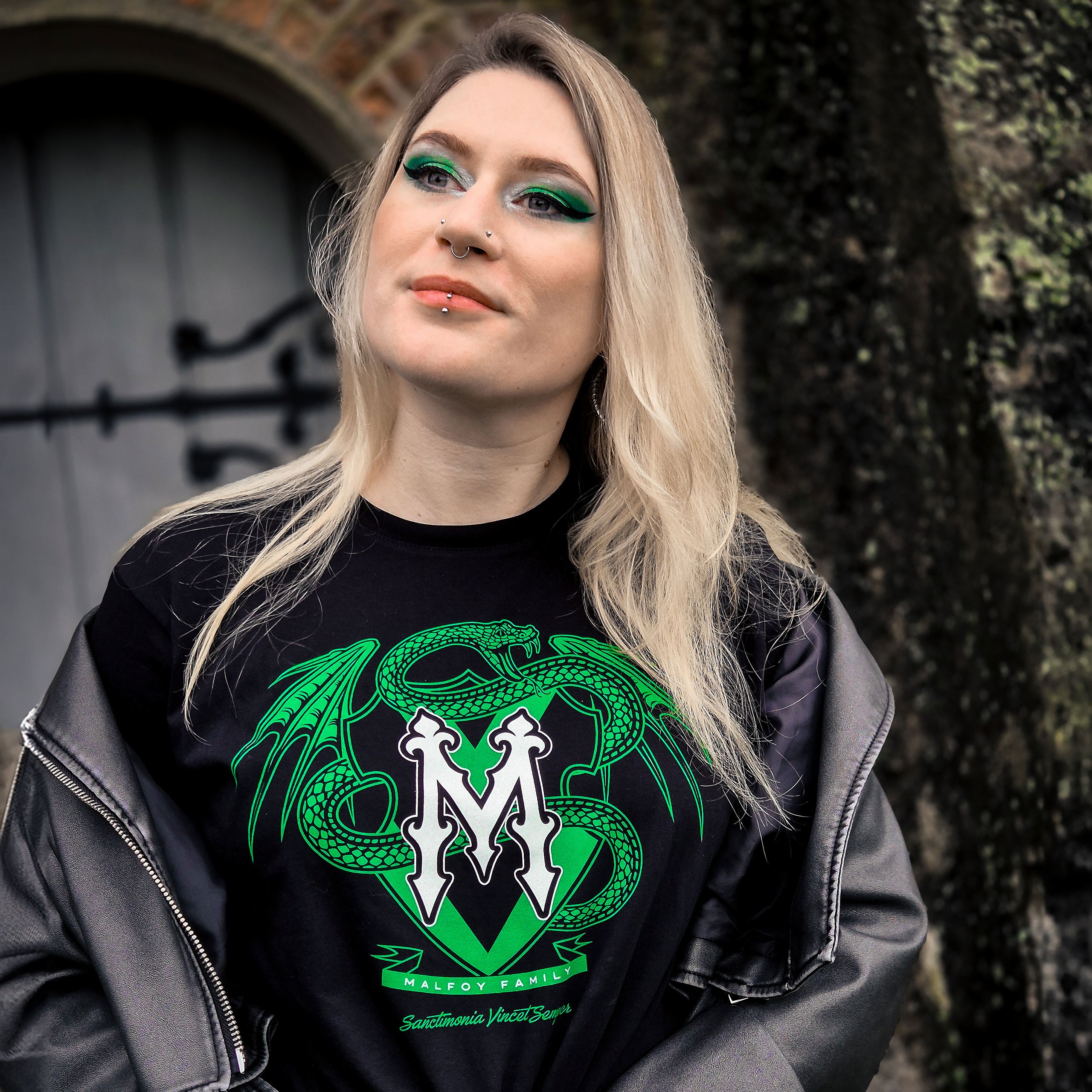 Image produit T-shirt noir de la famille Malefoy - Harry Potter