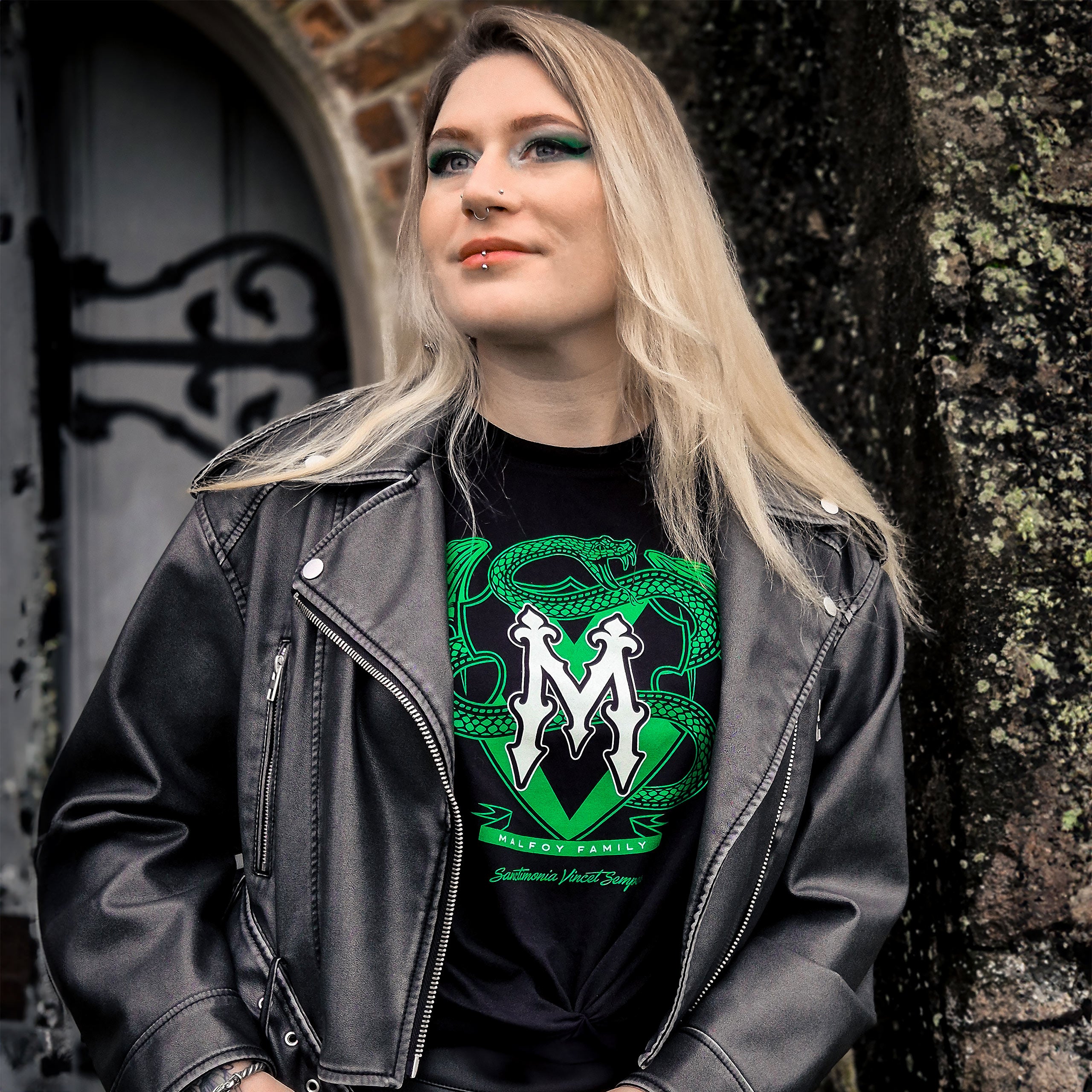 Image produit T-shirt noir de la famille Malefoy - Harry Potter