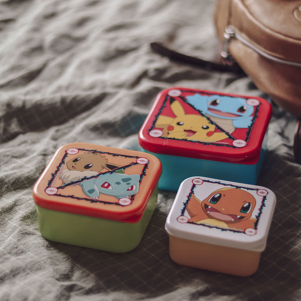 Produktbild Pokemon - Starter Lunchbox 3er Set