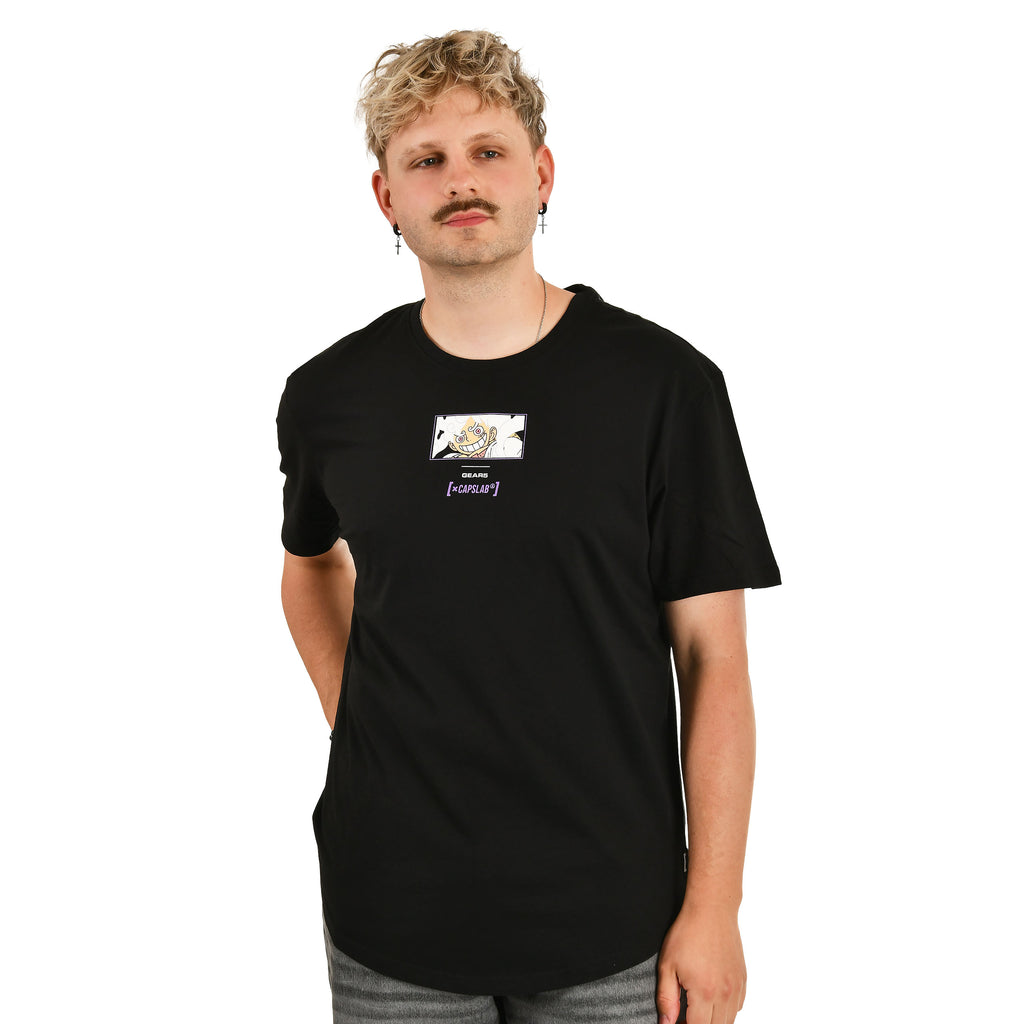 Image produit One Piece - Monkey D. Luffy Gear 5 T-Shirt Capslab noir
