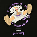 Image produit One Piece - Monkey D. Luffy Gear 5 T-Shirt Capslab noir