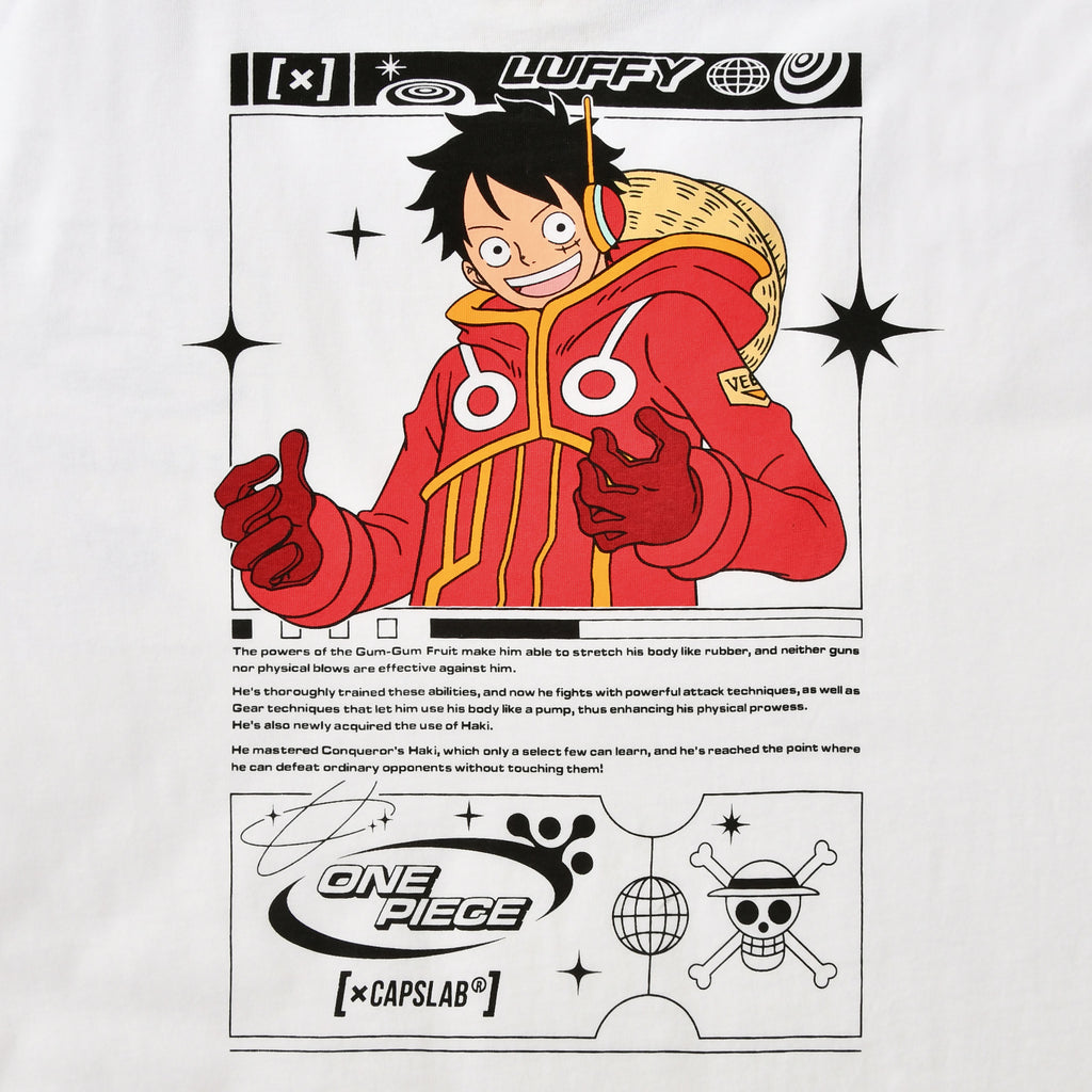 Produktbild One Piece - Luffy Capslab Oversize T-Shirt weiß