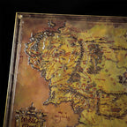 Produktbild Der Herr der Ringe - Karte von Mittelerde Replik limitiert