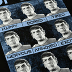 Immagine del prodotto Star Trek - T-shirt nera Many Mood of Spock