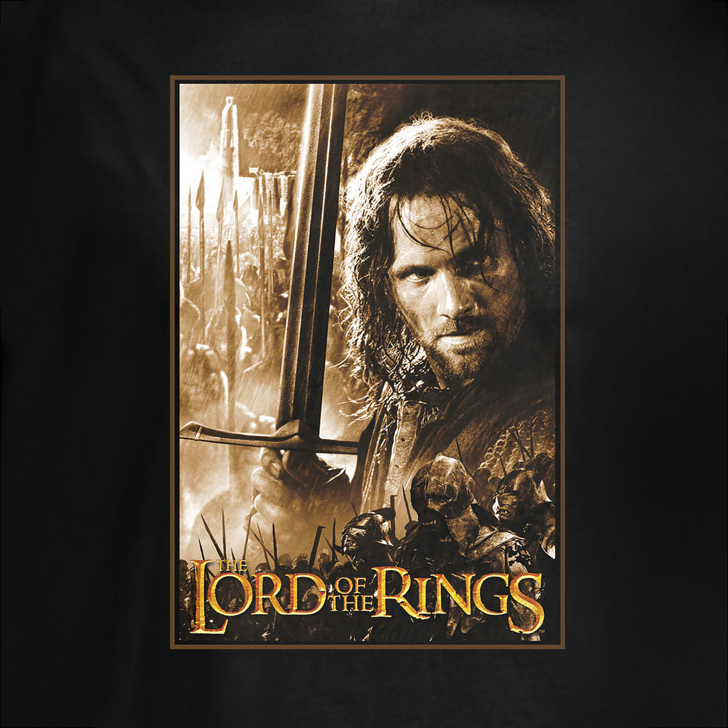 Image produit T-shirt noir Aragorn Hero - Seigneur des Anneaux