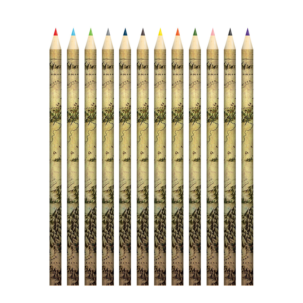 Immagine del prodotto Il Signore degli Anelli - La Compagnia dell'Anello Set di Matite con Scatola da 12 Pezzi e 2 Disegni da Colorare
