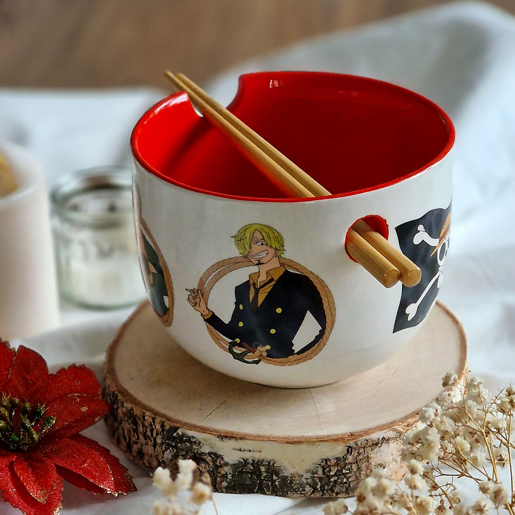 Image produit One Piece - Bol à Ramen Monkey D. Luffy avec Baguettes