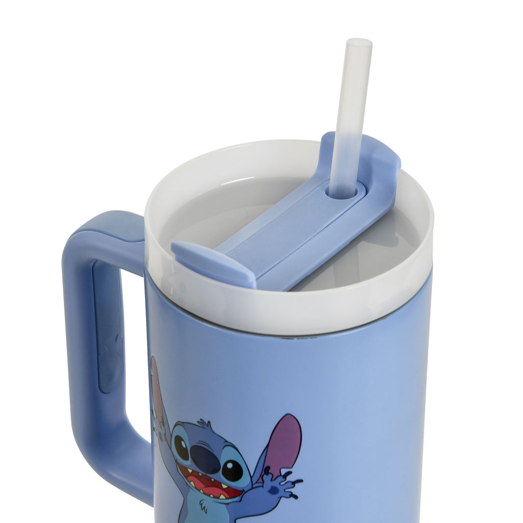 Produktbild Stitch To Go Becher mit Strohhalm - Lilo & Stitch