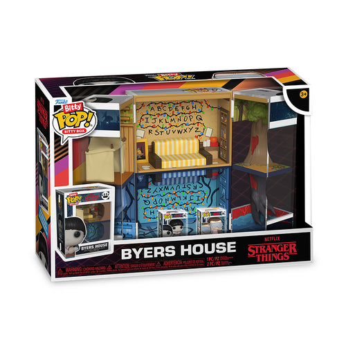 Image produit Stranger Things - Présentoir Funko Bitty Pop Maison des Byers avec 2 figurines