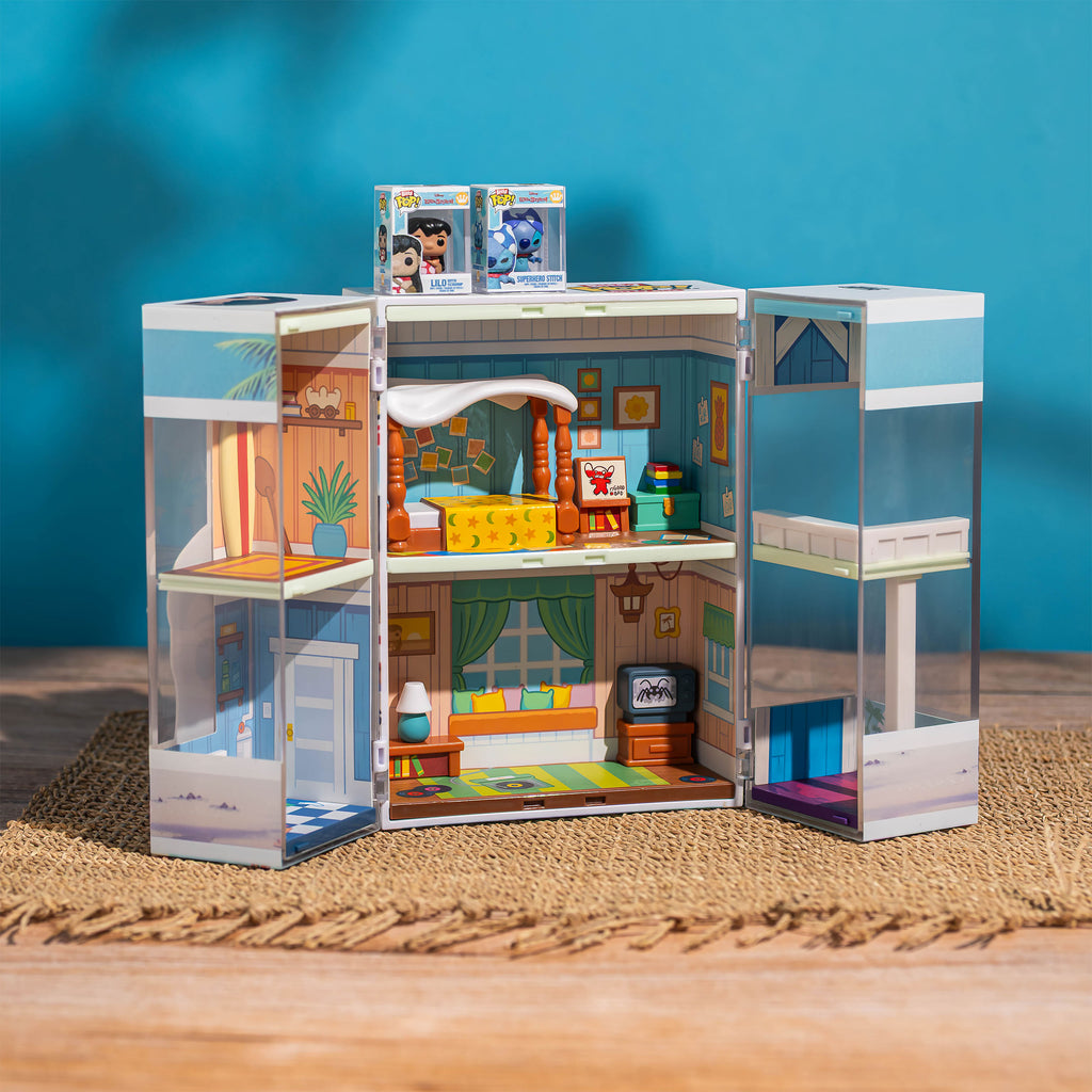 Image produit Lilo & Stitch - Présentoir Funko Bitty Pop Maison de Lilo avec 2 Figurines