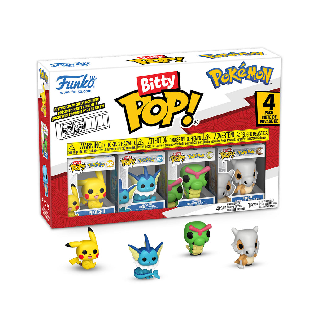 Immagine del prodotto Pokemon - Pikachu e Amici Funko Bitty Pop Set di 4 Figure Serie 1