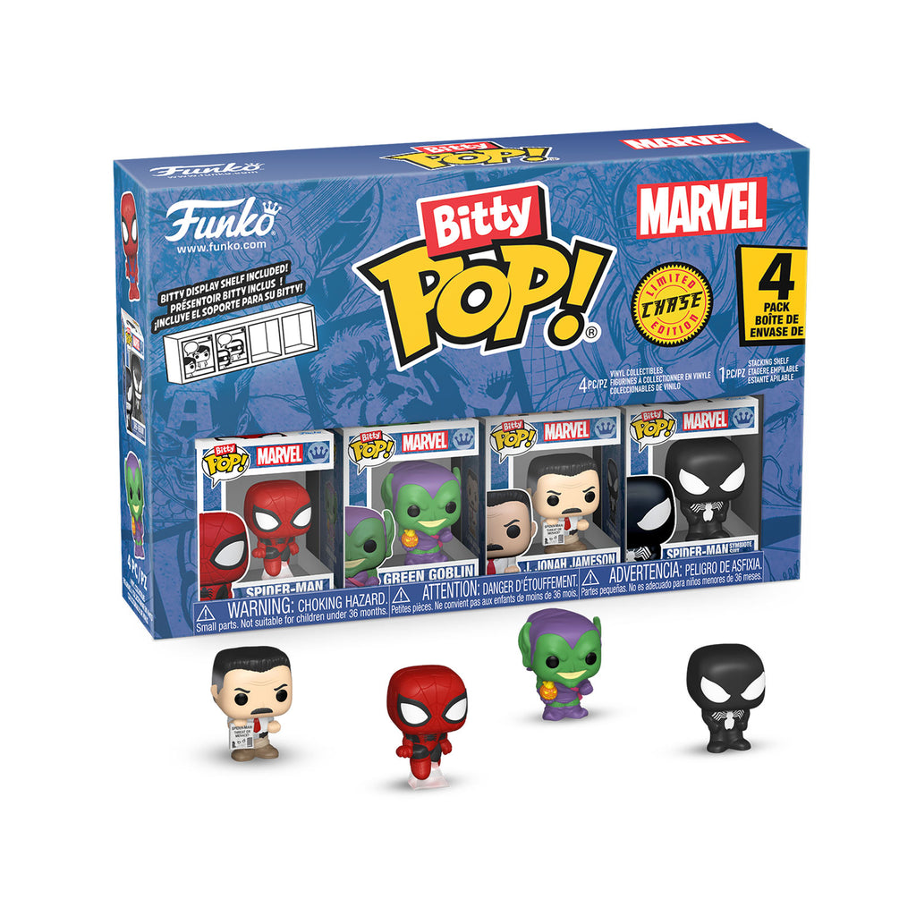 Produktbild Marvel - Spider-Man Funko Bitty Pop 4er Figuren Set Serie 1