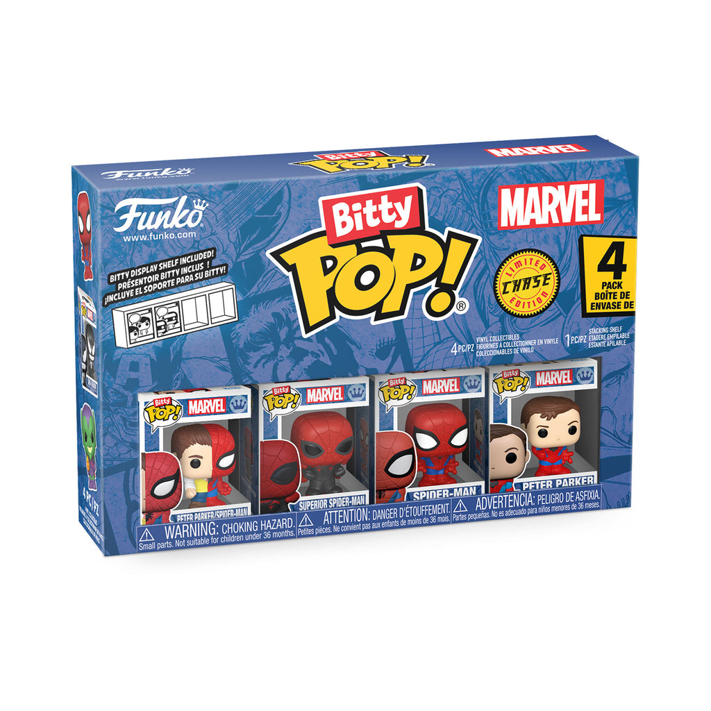 Produktbild Marvel - Spider-Man Funko Bitty Pop 4er Figuren Set Serie 4
