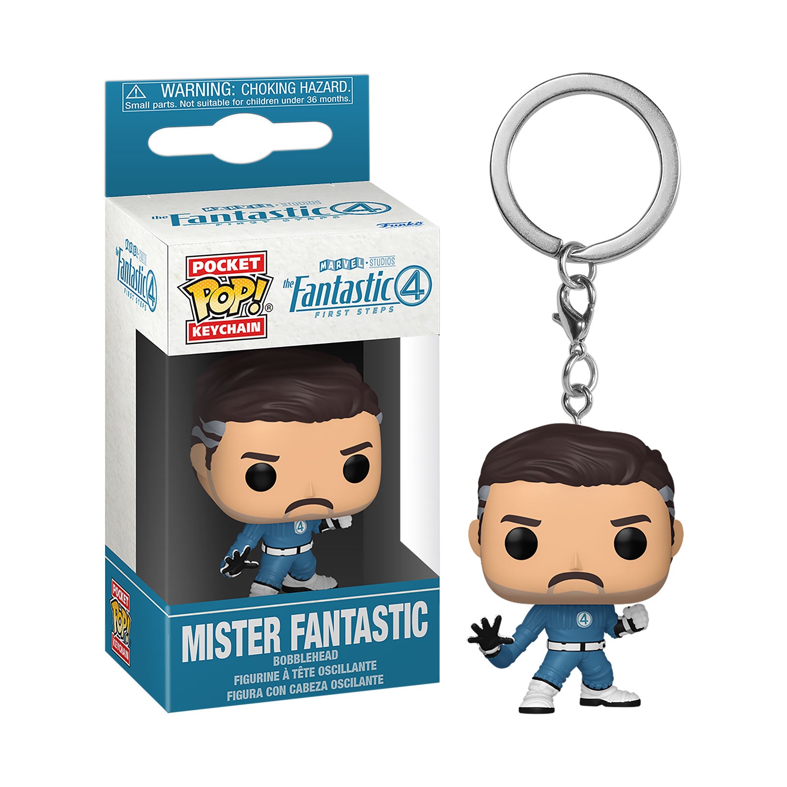 Produktbild Fantastic Four - Mr. Fantastic Funko Pop Schlüsselanhänger