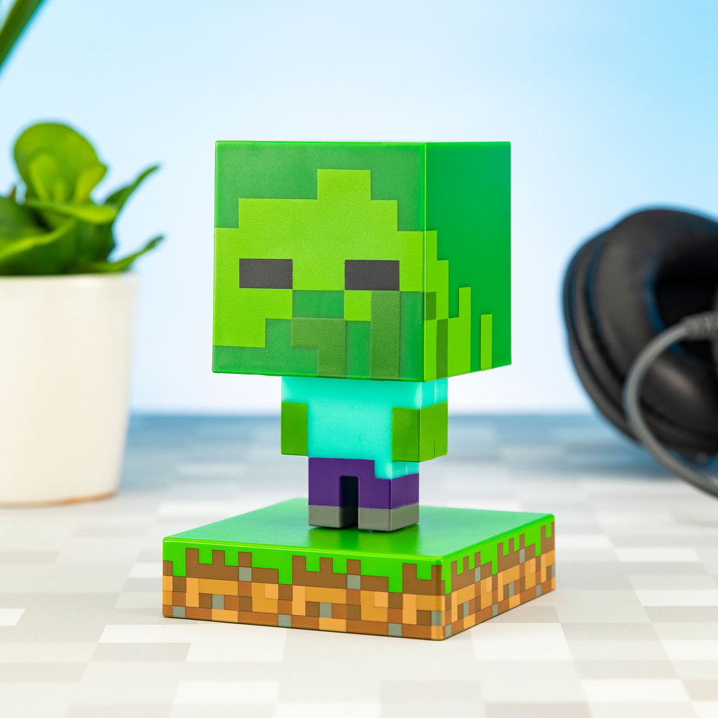 Produktbild Minecraft - Zombie Icons 3D Tischlampe