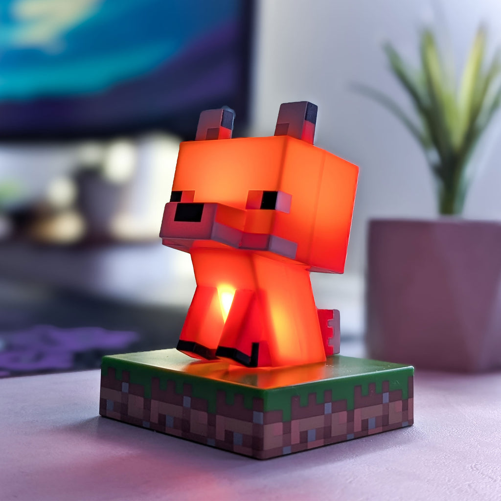 Image produit Minecraft - Lampe de Table 3D Fox Icons