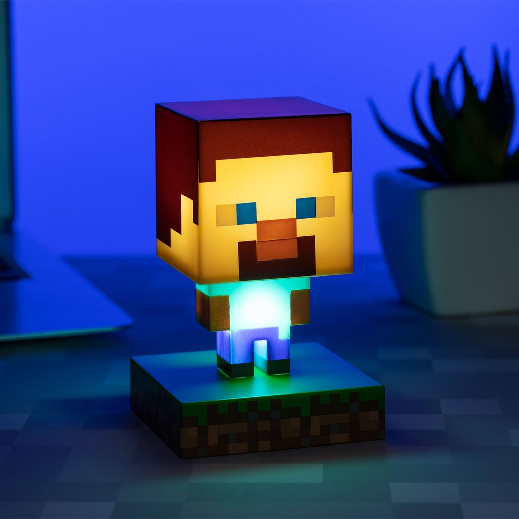 Image produit Minecraft - Lampe de Table 3D Steve Icons