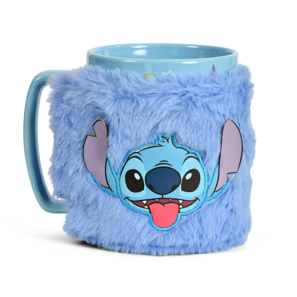 Produktbild Stitch Tasse mit Plüschüberzug - Lilo & Stitch