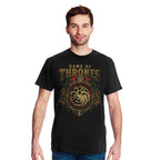Produktbild Game of Thrones - Targaryen Ornaments T-Shirt schwarz