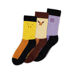 Immagine del prodotto Pokemon - Set di 3 calzini Pikachu, Eevee e Gengar