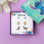 Image produit Boucles d'oreilles Stitch Coffret cadeau 3 pièces - Lilo & Stitch